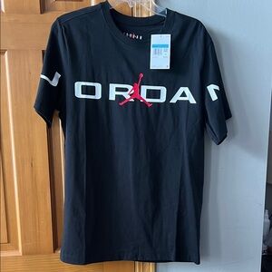 Jordan Black and Red Logo T-Shirt brand new with tags